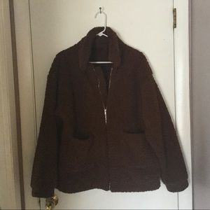 Faux shearling coat